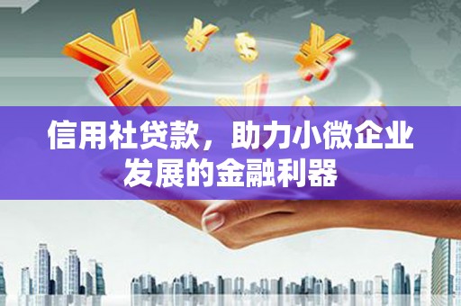 孝感信用社贷款，助力小微企业发展的金融利器