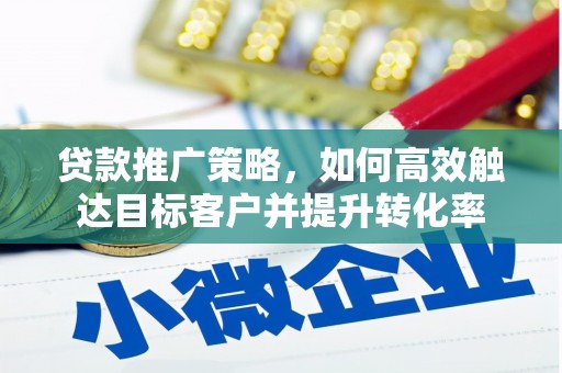华容贷款推广策略，如何高效触达目标客户并提升转化率