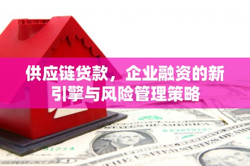 绍兴供应链贷款，企业融资的新引擎与风险管理策略