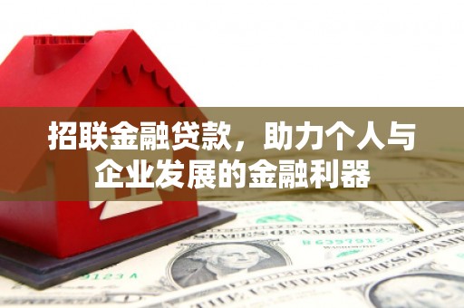 晋安招联金融贷款，助力个人与企业发展的金融利器