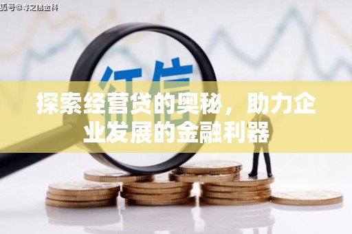 长垣探索经营贷的奥秘，助力企业发展的金融利器