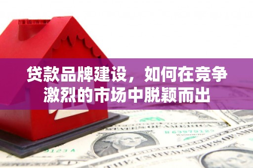 武胜贷款品牌建设，如何在竞争激烈的市场中脱颖而出