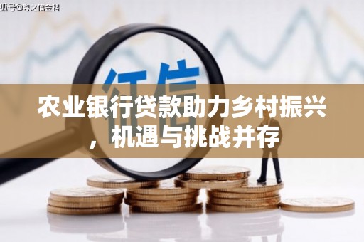 玛曲农业银行贷款助力乡村振兴，机遇与挑战并存