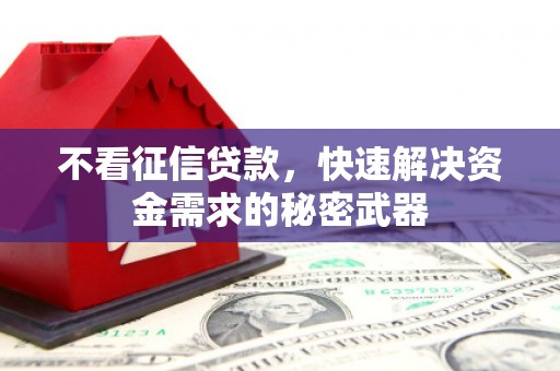 沾益不看征信贷款，快速解决资金需求的秘密武器