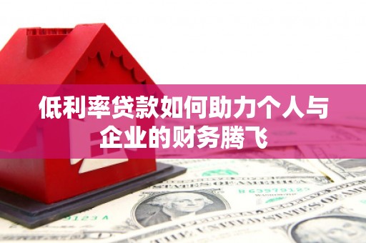 临安低利率贷款如何助力个人与企业的财务腾飞