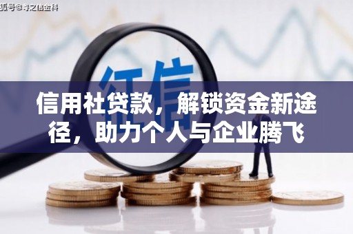 将军信用社贷款，解锁资金新途径，助力个人与企业腾飞