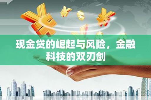 将军现金贷的崛起与风险，金融科技的双刃剑
