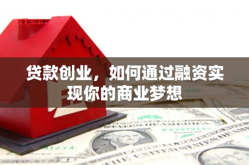泌阳贷款创业，如何通过融资实现你的商业梦想