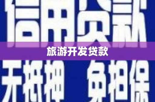 泌阳旅游开发贷款