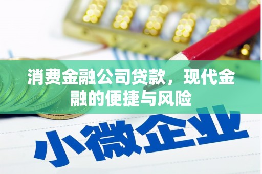 扬州消费金融公司贷款，现代金融的便捷与风险