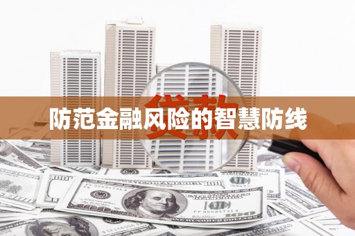 埔里防范金融风险的智慧防线