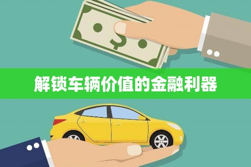 苏州解锁车辆价值的金融利器
