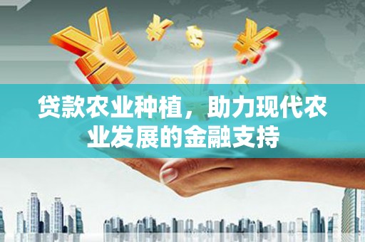 银川贷款农业种植，助力现代农业发展的金融支持